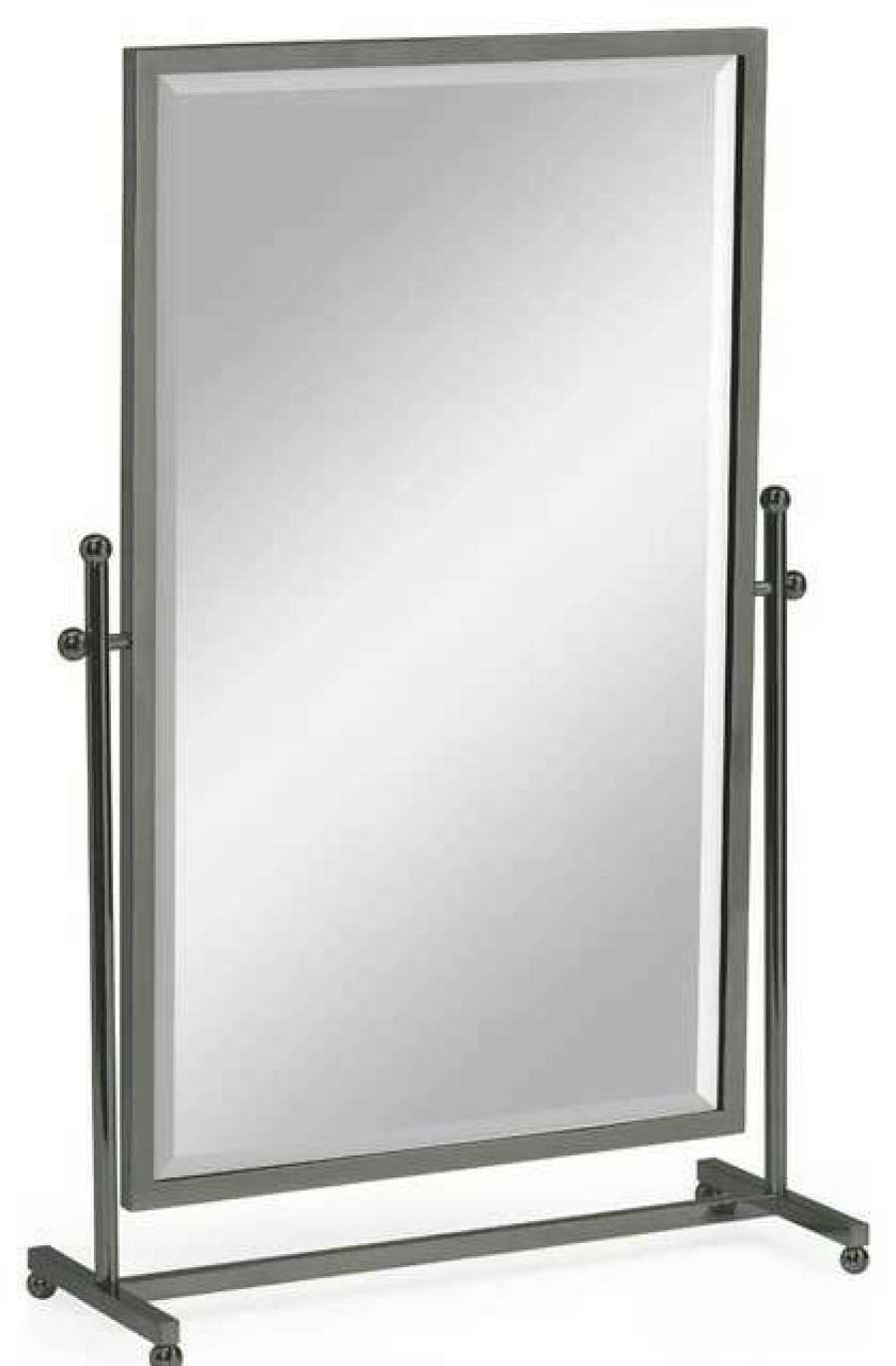 Bathroom Accessories * | Wholesale Jonathan Charles Fine Furniture Tilt Bronzed Stainless Steel Dressing Table Mirror