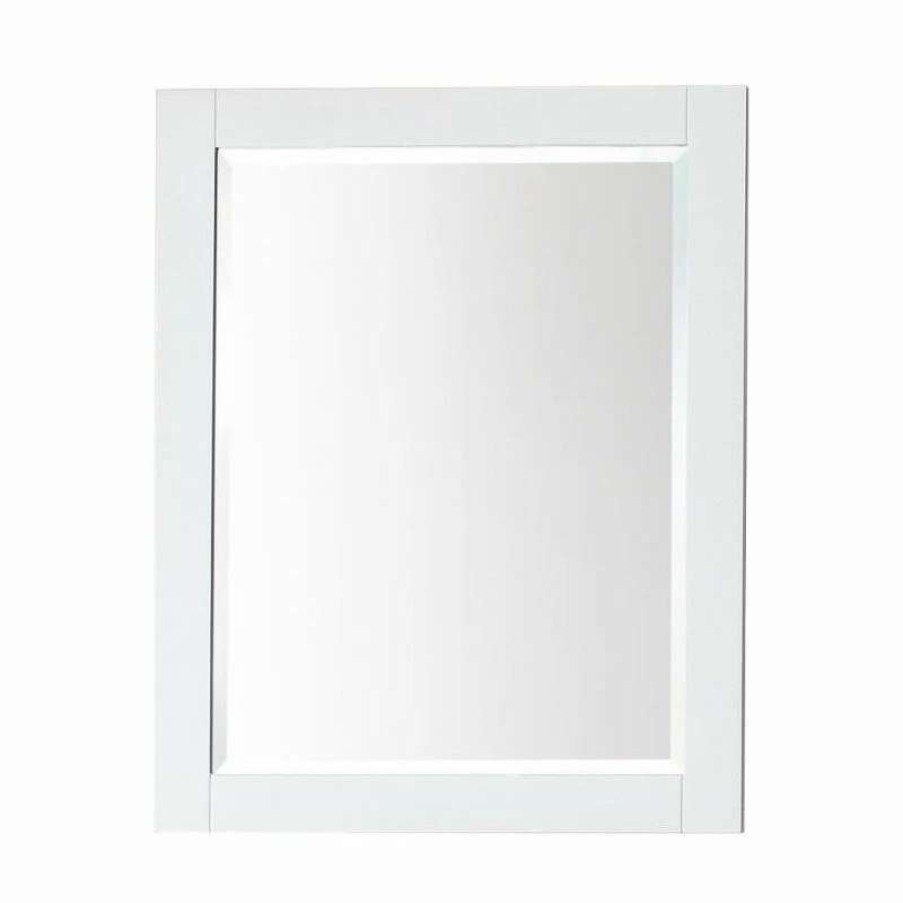 Bathroom Accessories * | Cheap Avanity Corporation Avanity 24 Mirror, White